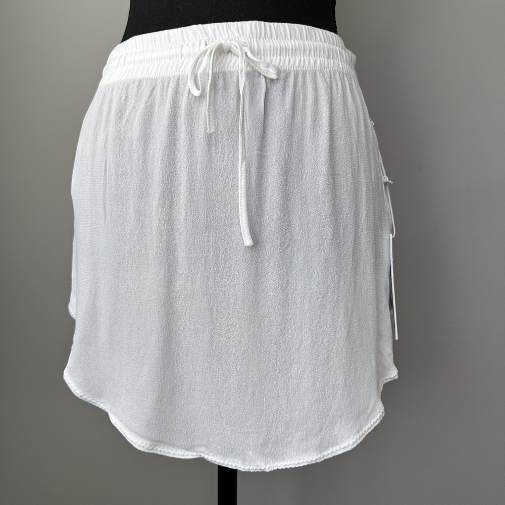 OneTeaspoon Vagabond Mini Skirt Womens Small White Sheer Coastal Balletcore New